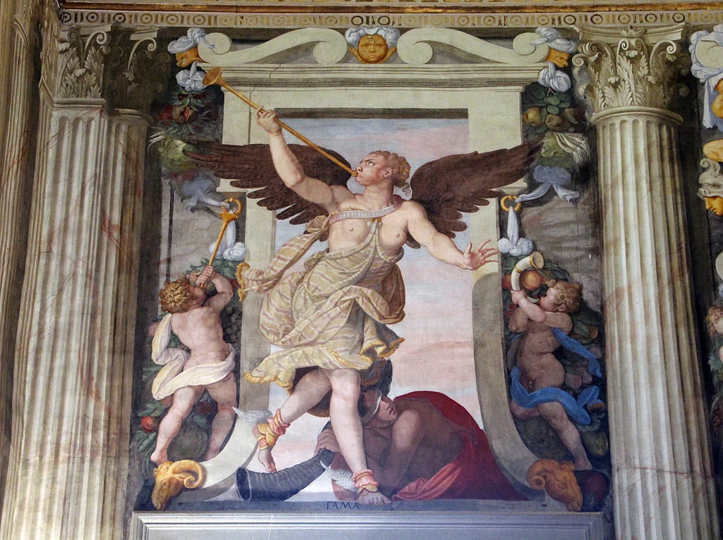 245-Virtù della famiglia Medici-Salone di Leone X-fama-Villa di Poggio a Caiano